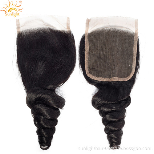 Bundles Indian Loose Wave Hair Sunlight 100% Human Hair,10a indian/brazilian hair bundles with closure, 100% virgin indian hair